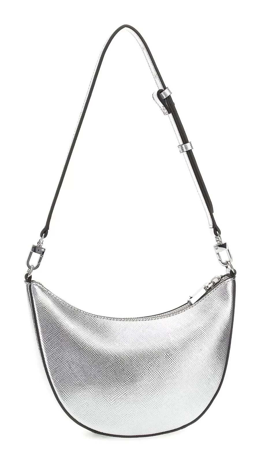 Guess Fedana Mını Top Zıp Shldr Bag Kadın Gri Mini Çanta HWZM9643720-SIL