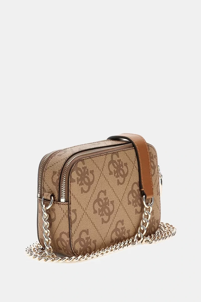 Guess IZZY CAMERA BAG Kadın Kahverengi Çapraz Çanta HWOS8654140-LTL