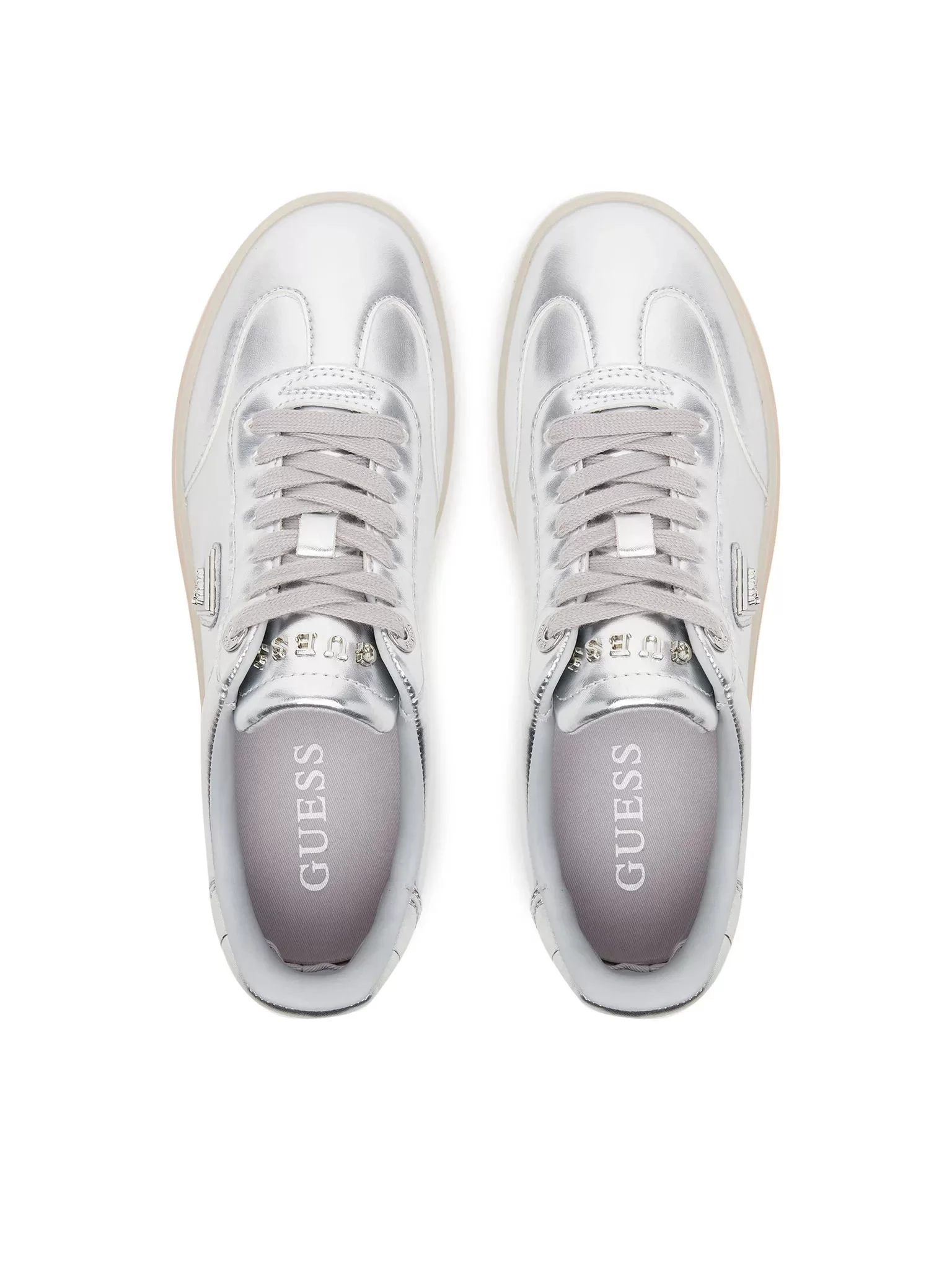 Guess JAZLIE Kadın Gri Sneaker FLJJAZLEM12-SILVE