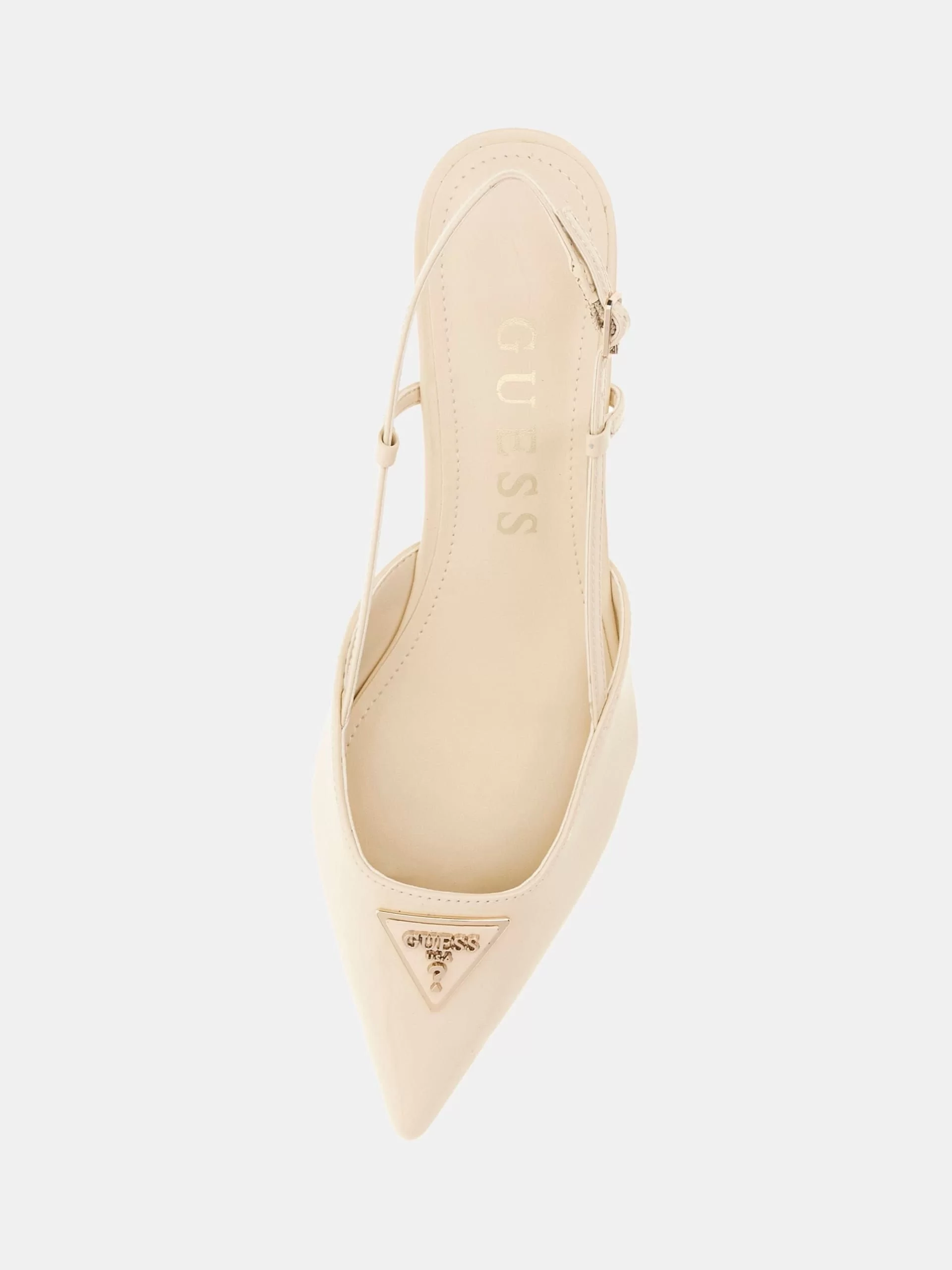 Guess Jesson2 Kadın Krem Topuklu Ayakkabı FLJSS2PAF05-CREAM