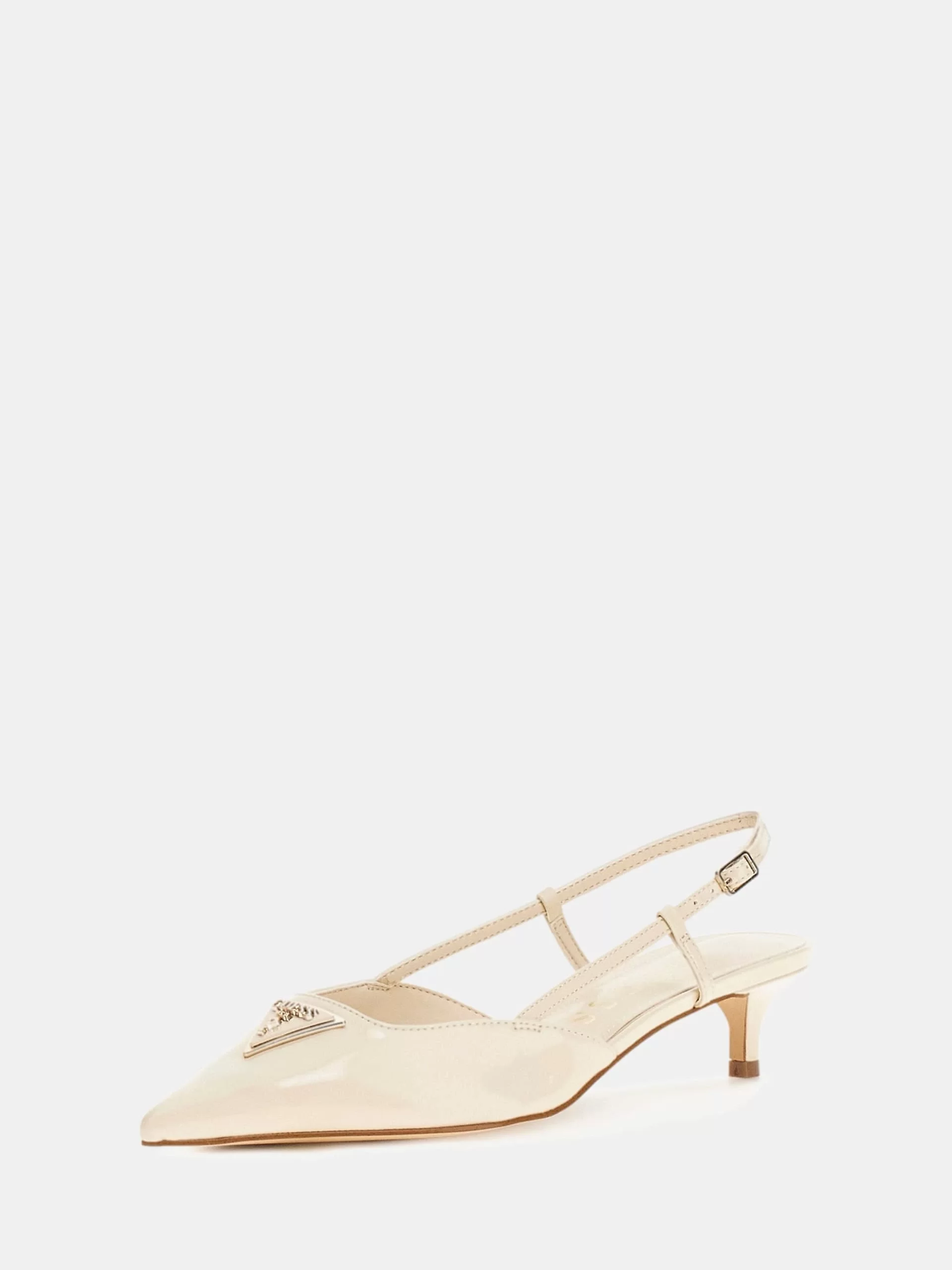 Guess Jesson2 Kadın Krem Topuklu Ayakkabı FLJSS2PAF05-CREAM