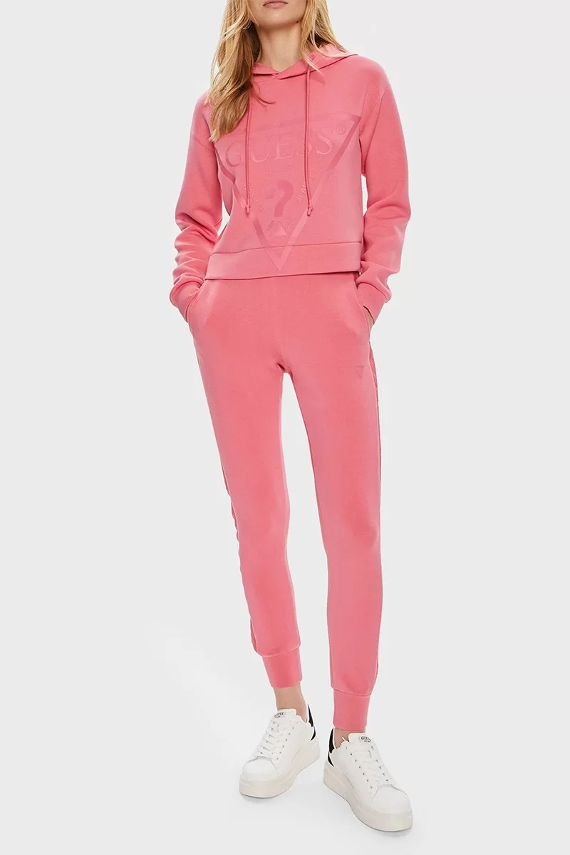 Guess ALLIE SCUBA JOGGER P Kadın Pembe Pantolon V2YB18K7UW2-G65P