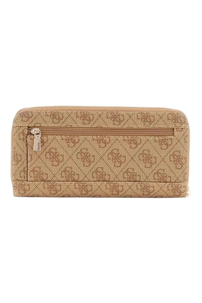 Guess ECO BRENTON SLG LRG ZIP AROUND Kadın Kahverengi Cüzdan SWBG8390146-LTL