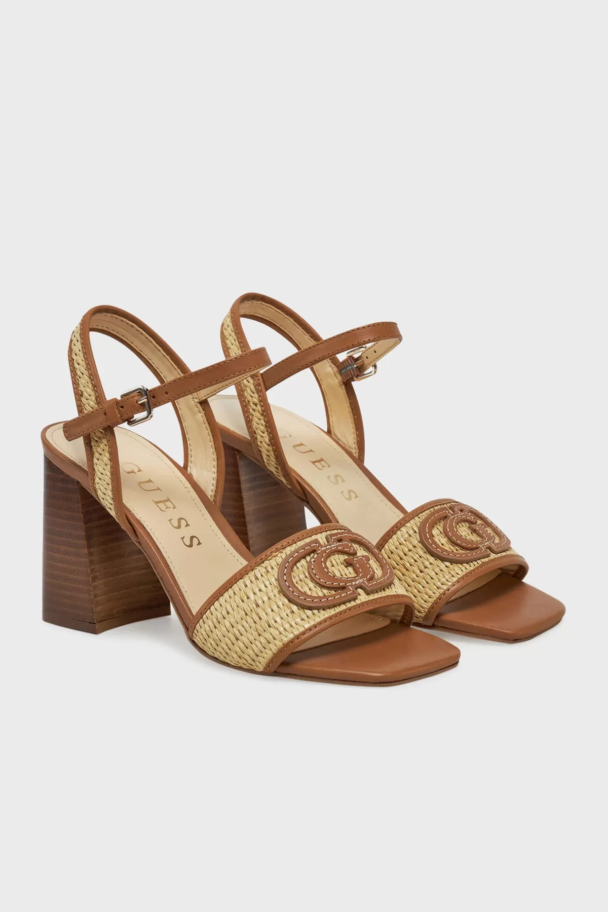 Guess GANIKA Kadın Kahverengi Sandalet FLJGNKFAB03-NATU