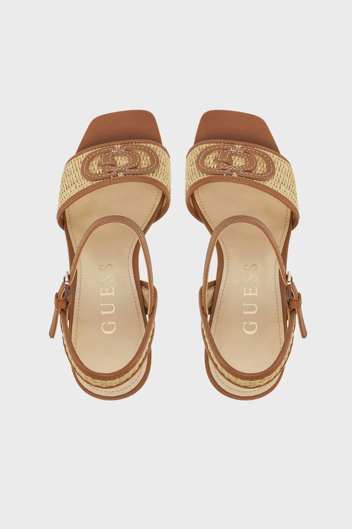 Guess GANIKA Kadın Kahverengi Sandalet FLJGNKFAB03-NATU