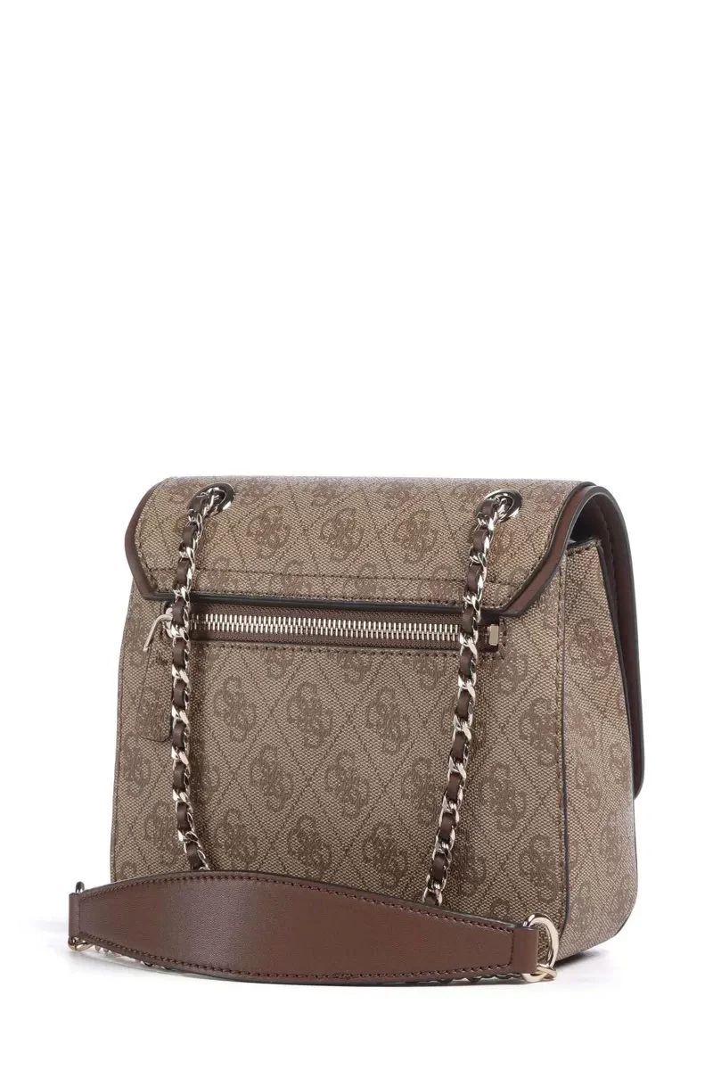 Guess Izzy Convertıble Xbody Flap Kadın Kahverengi Çapraz Çanta HWSG8654190-LGW