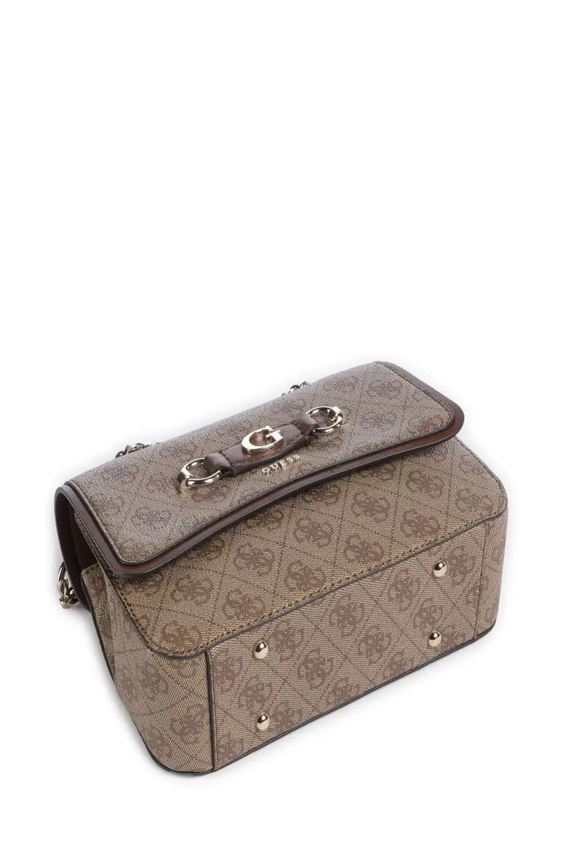 Guess Izzy Convertıble Xbody Flap Kadın Kahverengi Çapraz Çanta HWSG8654190-LGW