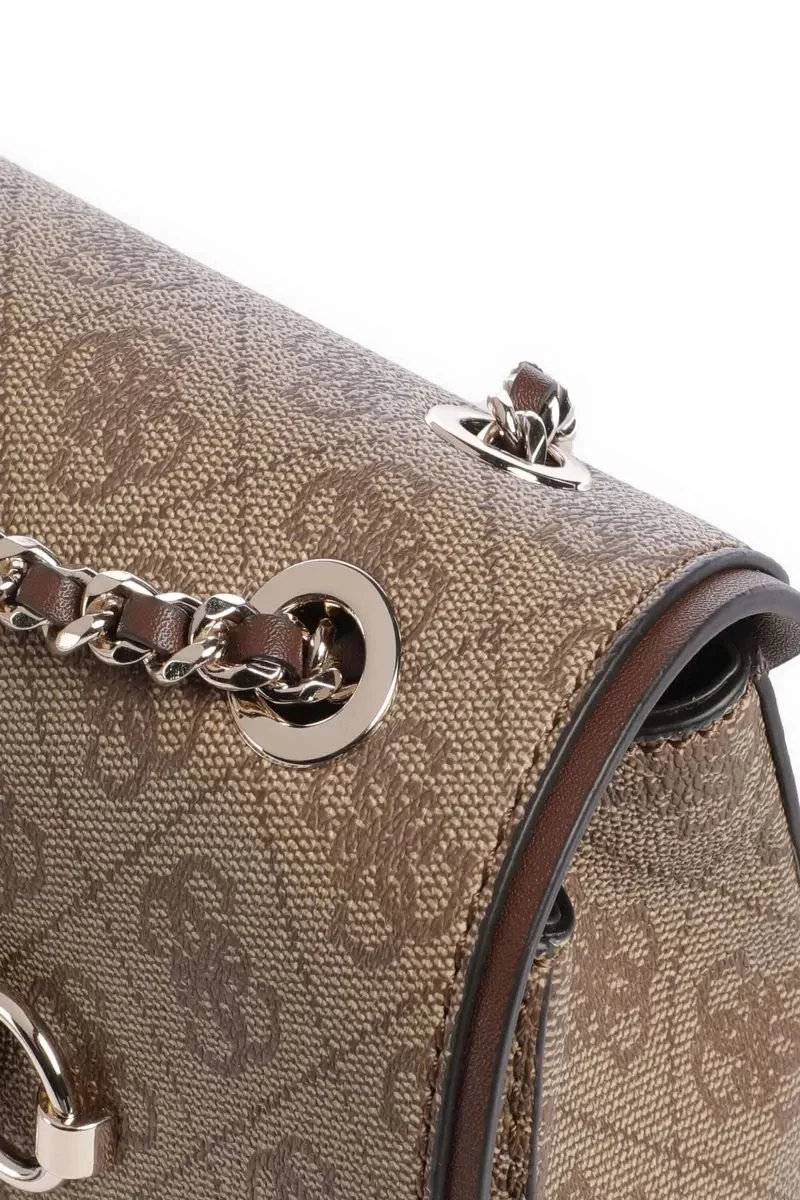 Guess Izzy Convertıble Xbody Flap Kadın Kahverengi Çapraz Çanta HWSG8654190-LGW