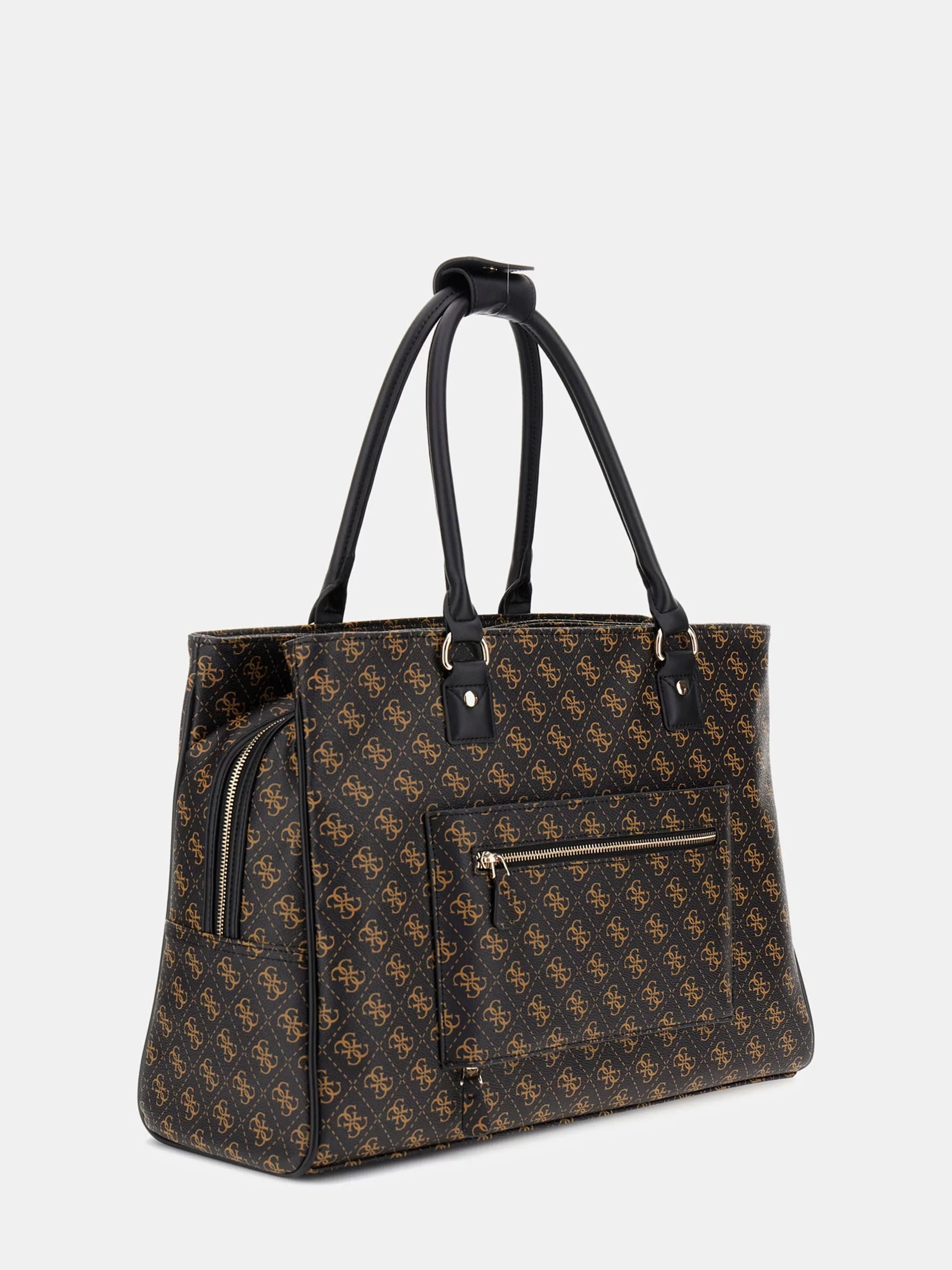 Guess JESCO SHOPPER TOTE Kadın Kahverengi Valiz TWHB8389919-BRO