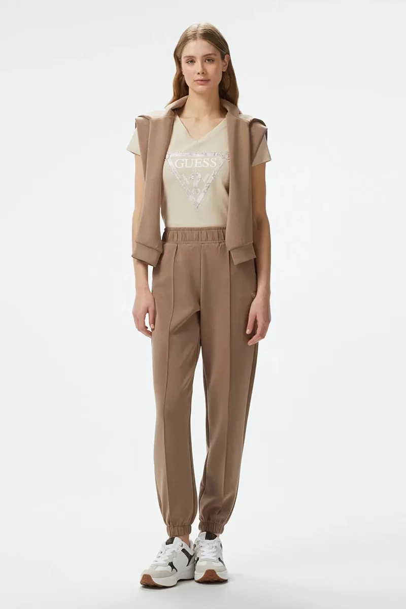 Guess OLYMPE JOGGER Kadın Kahverengi Eşofman Altı V5RB11KCAY2-G1L9