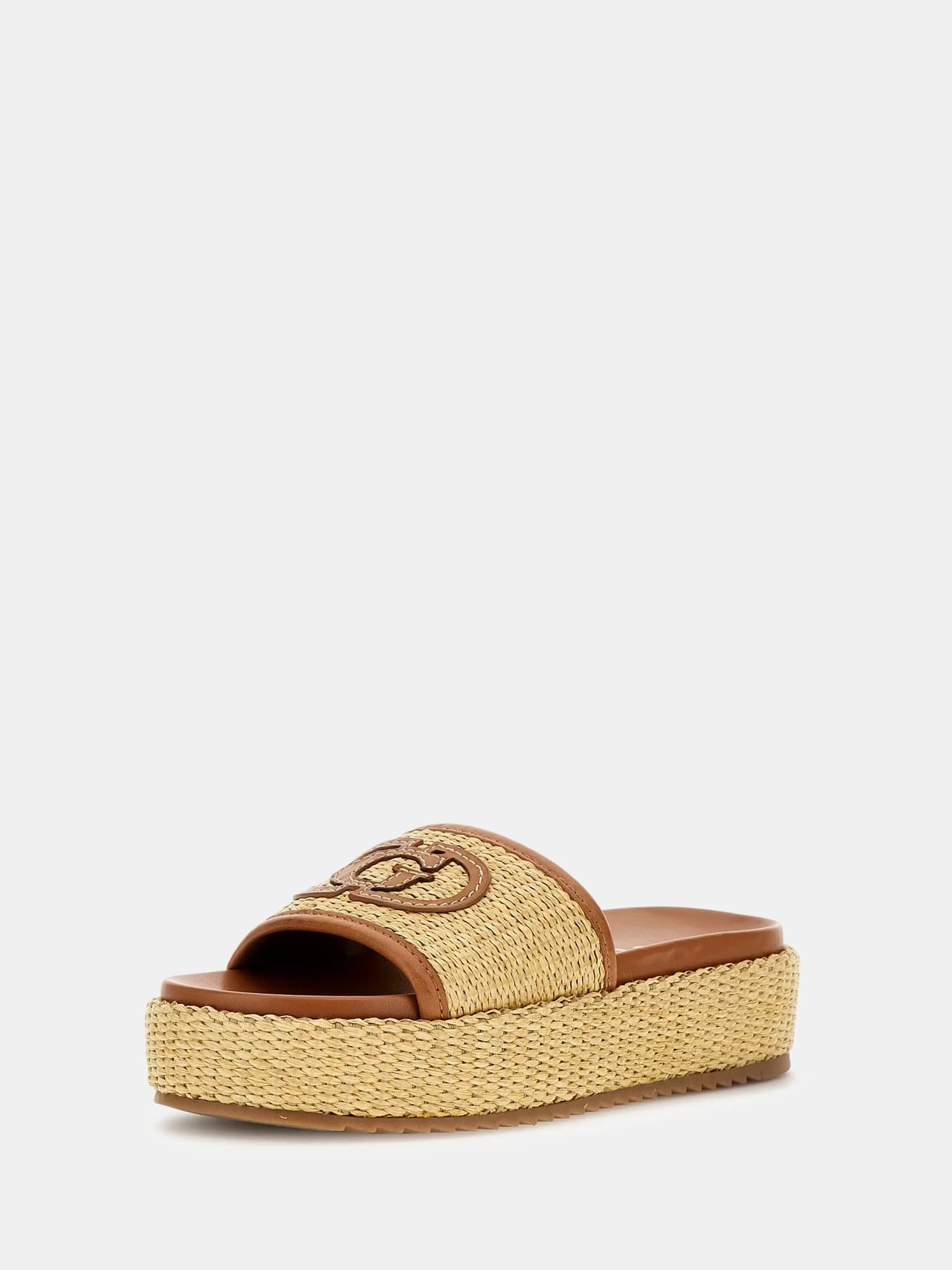 Guess Lonney Kadın Kahverengi Terlik FLJLNYFAB19-NATU