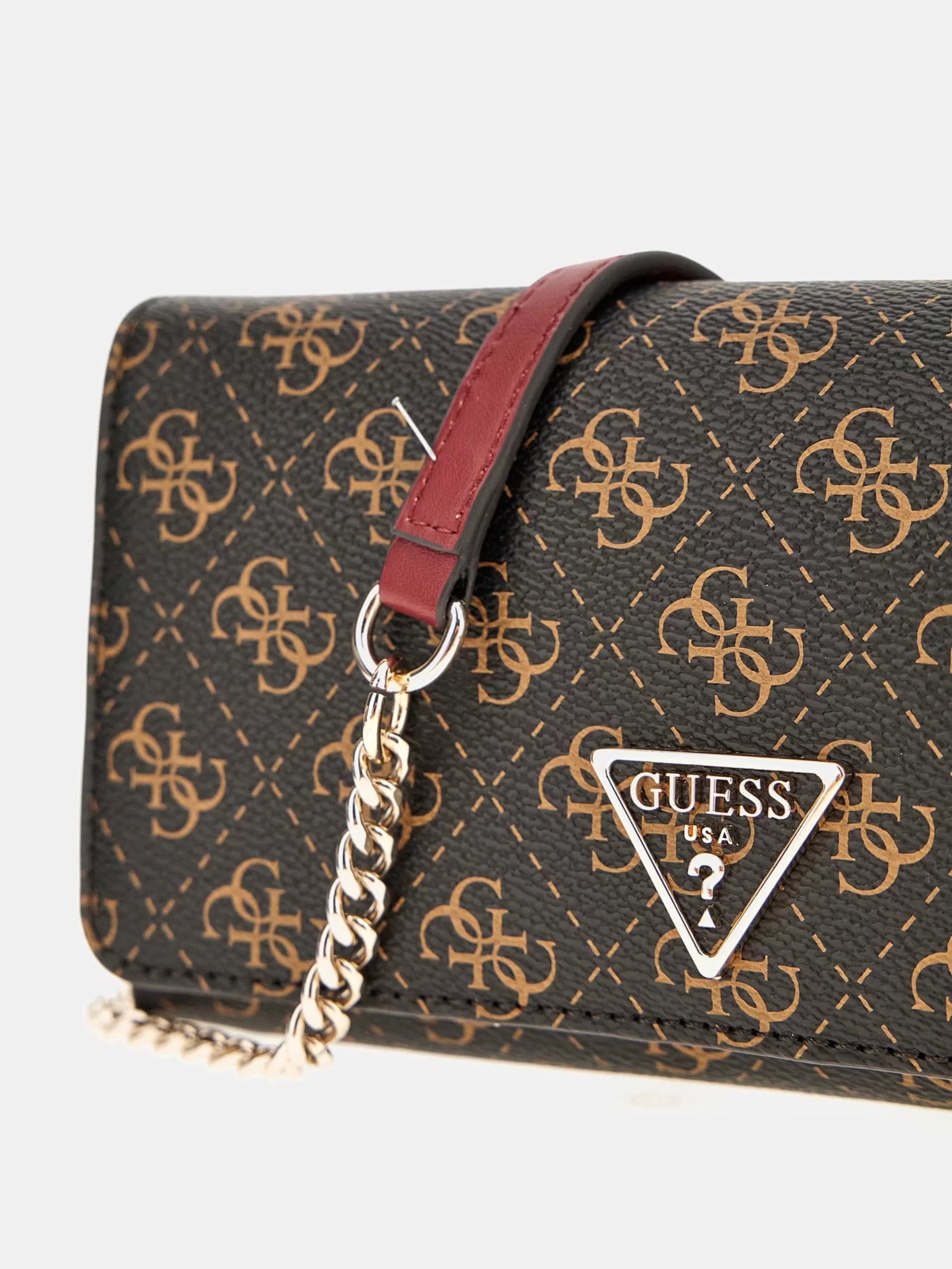 Guess NOELLE XBODY FLAP ORGANIZER Kadın Kahverengi Mini Çanta HWQL7879750-BRO