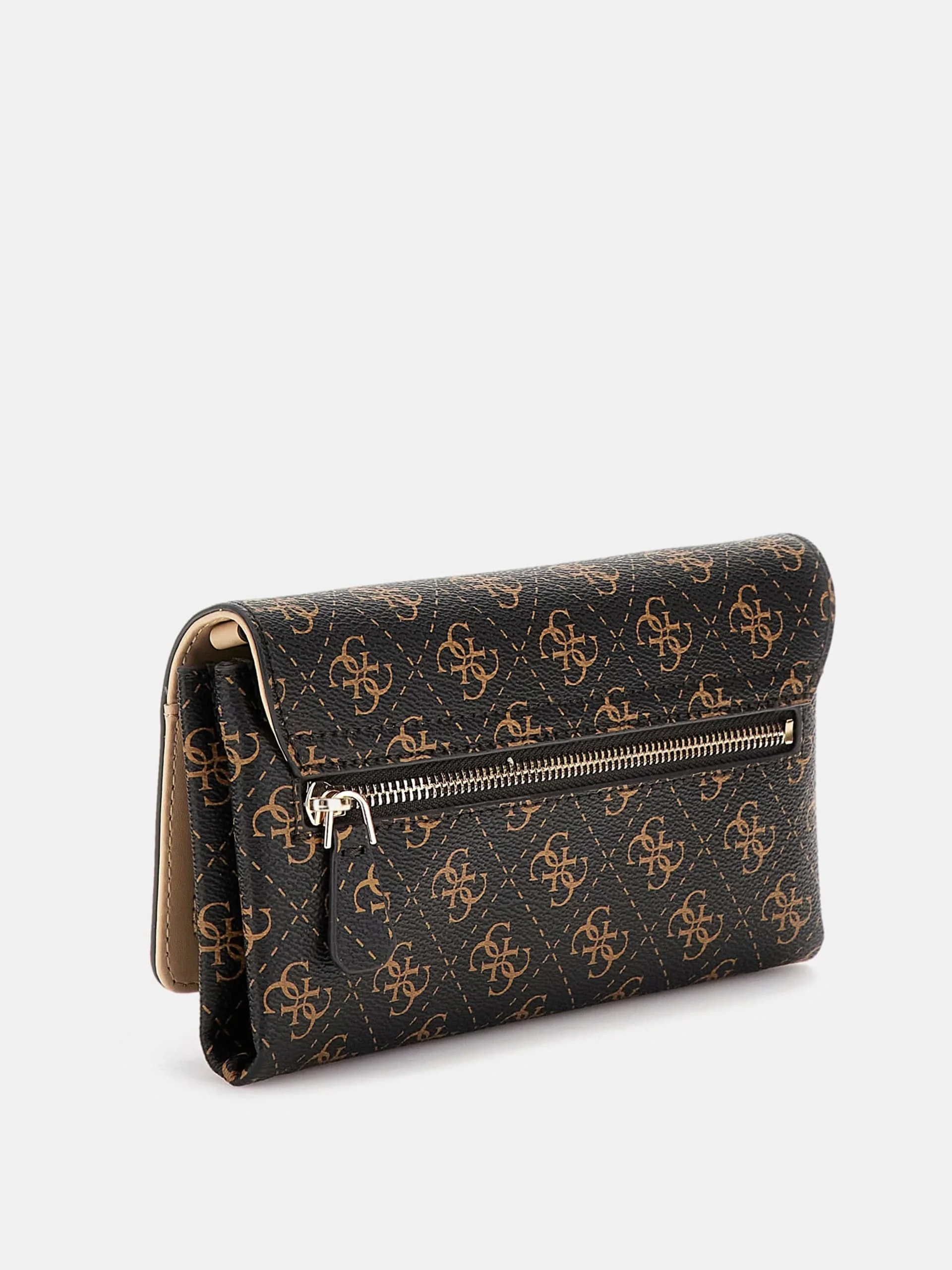 Guess NOELLE XBODY FLAP ORGANIZER Kadın Kahverengi Mini Çanta HWQL7879750-BRO