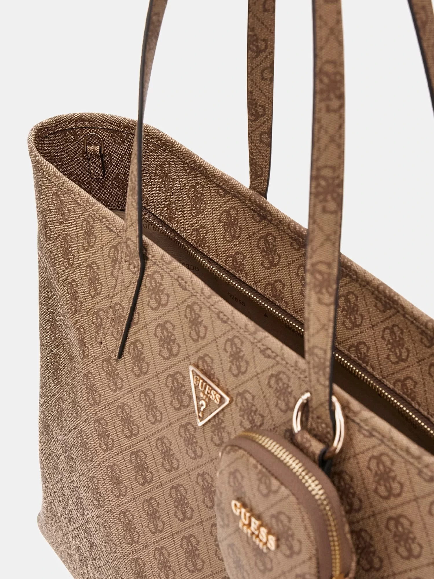 Guess POWER PLAY LARGE TECH TOTE Kadın Kahverengi Omuz Çantası HWSL9006240-LTL