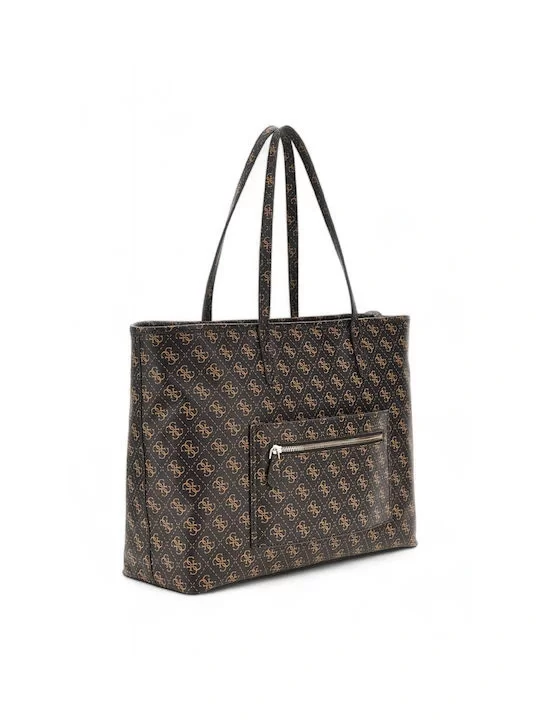 Guess POWER PLAY LARGE TECH TOTE Kadın Kahverengi El Çantası HWQG9006240-BNL