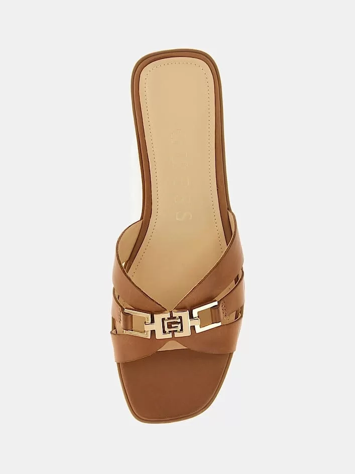 Guess REALLA Kadın Kahverengi Terlik FLJRLLLEA19-TAN
