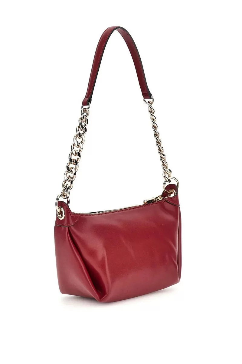Guess ECO EVAINE TOP ZIP SHLDR BAG Kadın Kırmızı Omuz Çantası HWEVG953517-RED