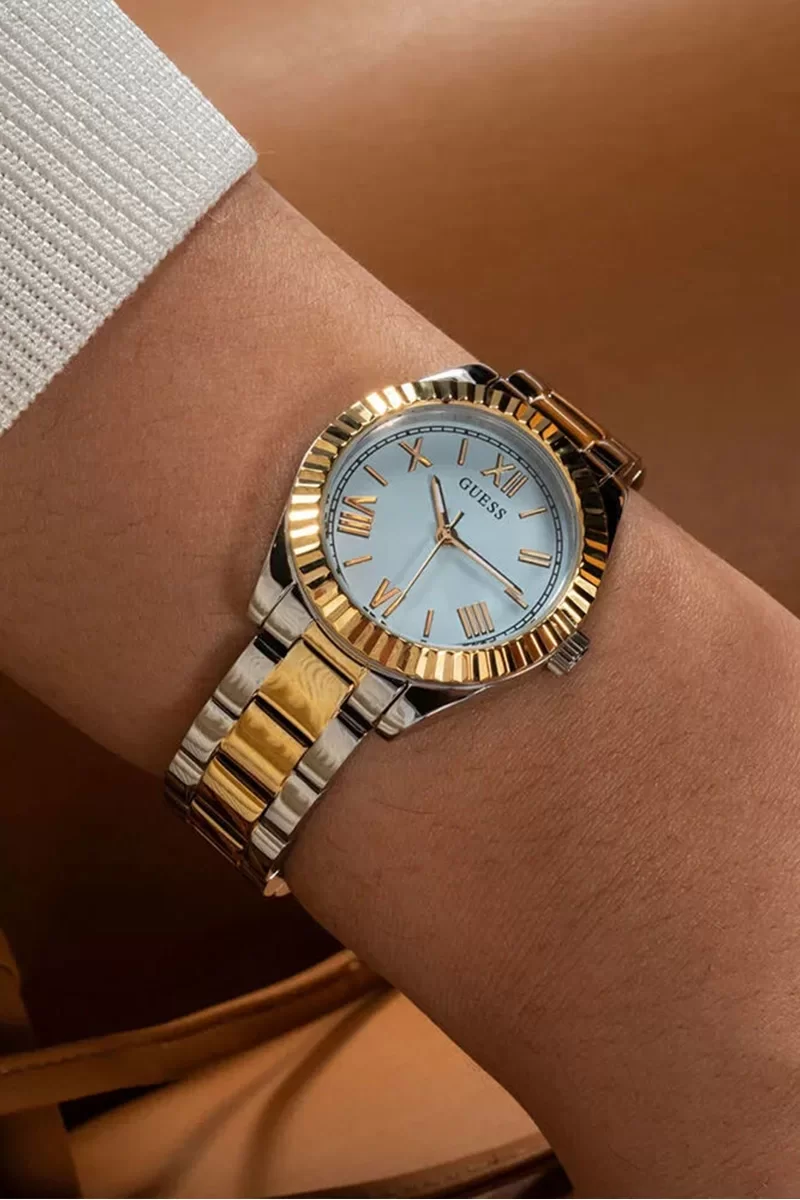 Guess Kadin Metalik Gri Kol Saati GUGW0687L4