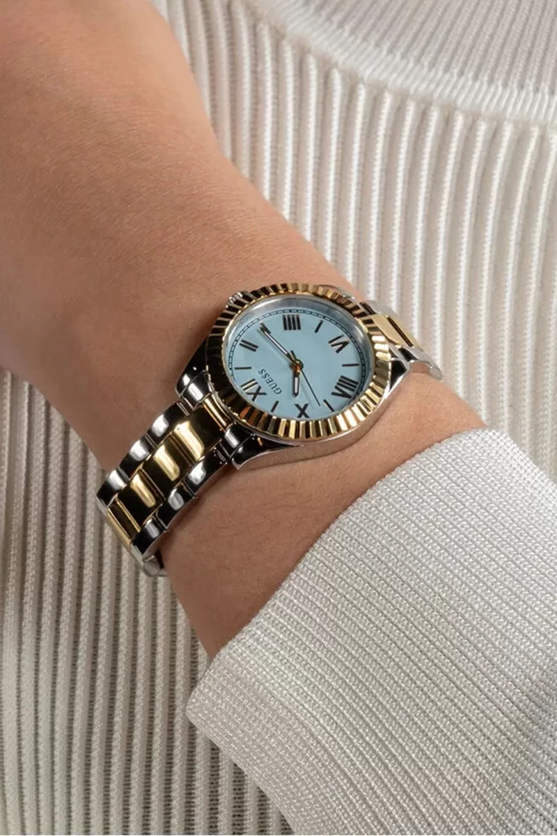 Guess Kadin Metalik Gri Kol Saati GUGW0687L4