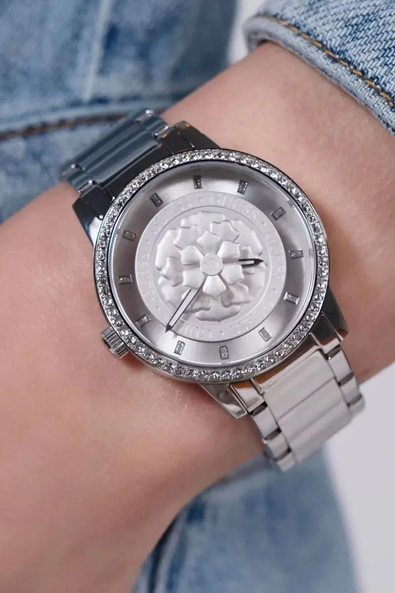Guess Kadin Metalik Gri Kol Saati GUGW0747L1