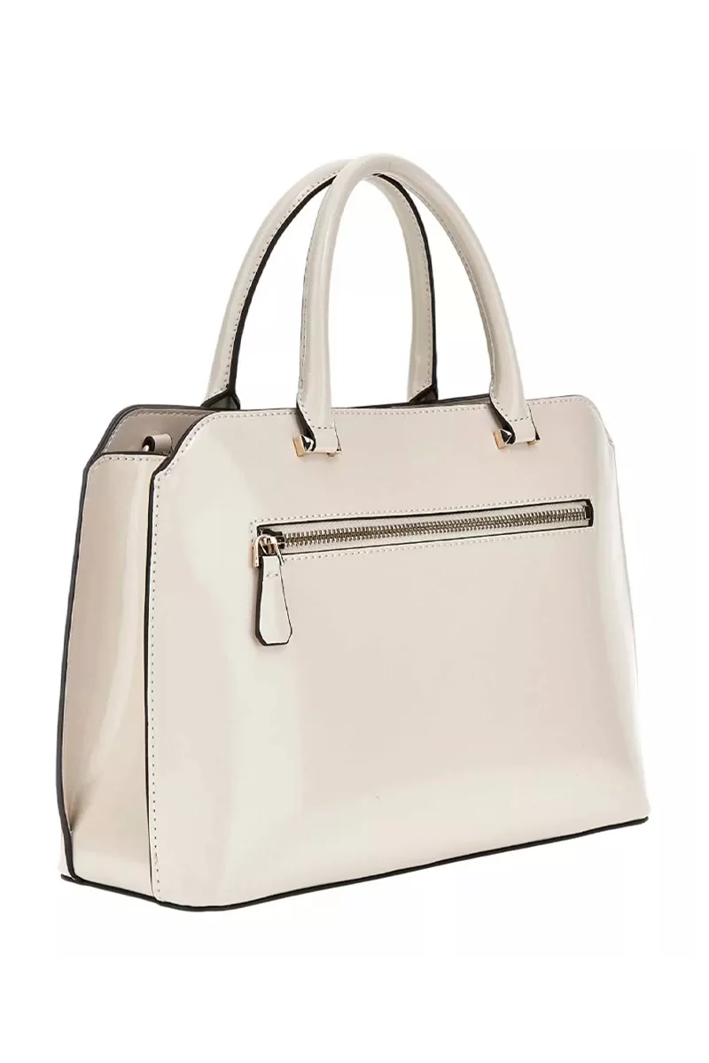 Guess ARNELA GIRLFRIEND SATCHEL Kadın Krem El Çantası HWNG9496060-BON