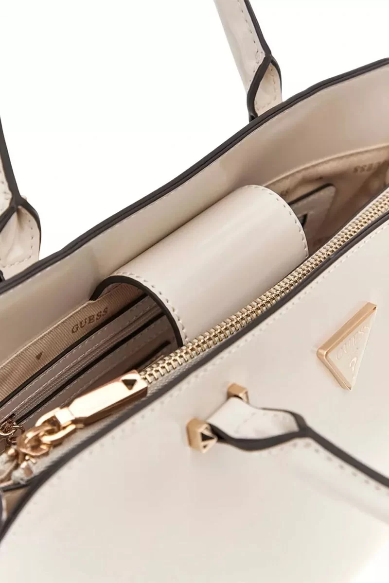 Guess ARNELA GIRLFRIEND SATCHEL Kadın Krem El Çantası HWNG9496060-BON