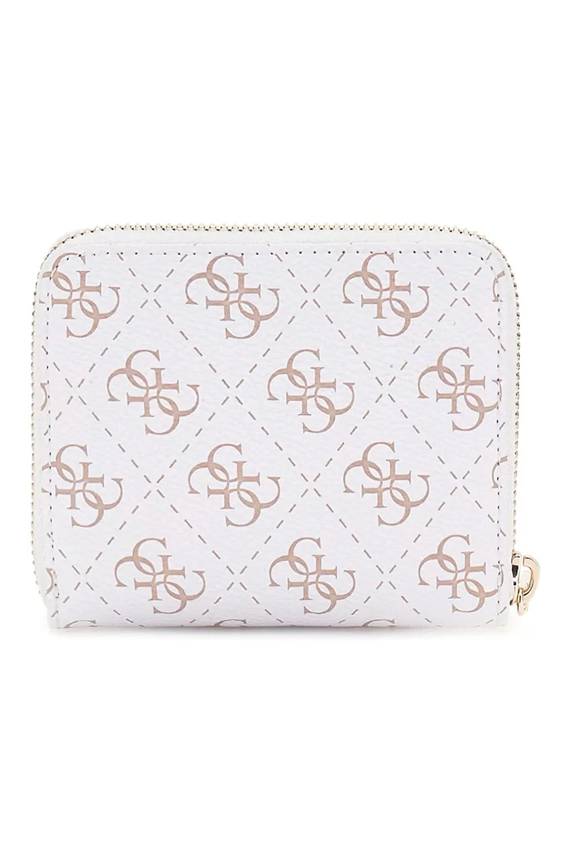 Guess ECO ERICA SLG SML ZIP AROUND Kadın Krem Cüzdan SWQG9510137-CRG