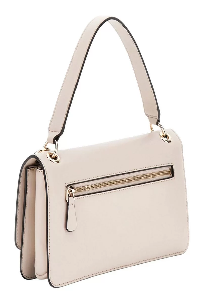 Guess ECO EVAINE TOP HANDLE FLAP Kadın Krem El Çantası HWEVG953520-STO