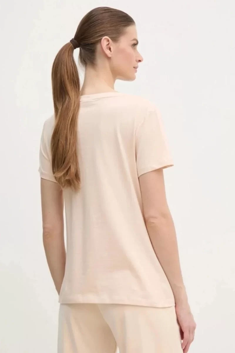 Guess Margot Ss T-Shırt Kadın Krem T-Shirt V5RI16J1314-A13W
