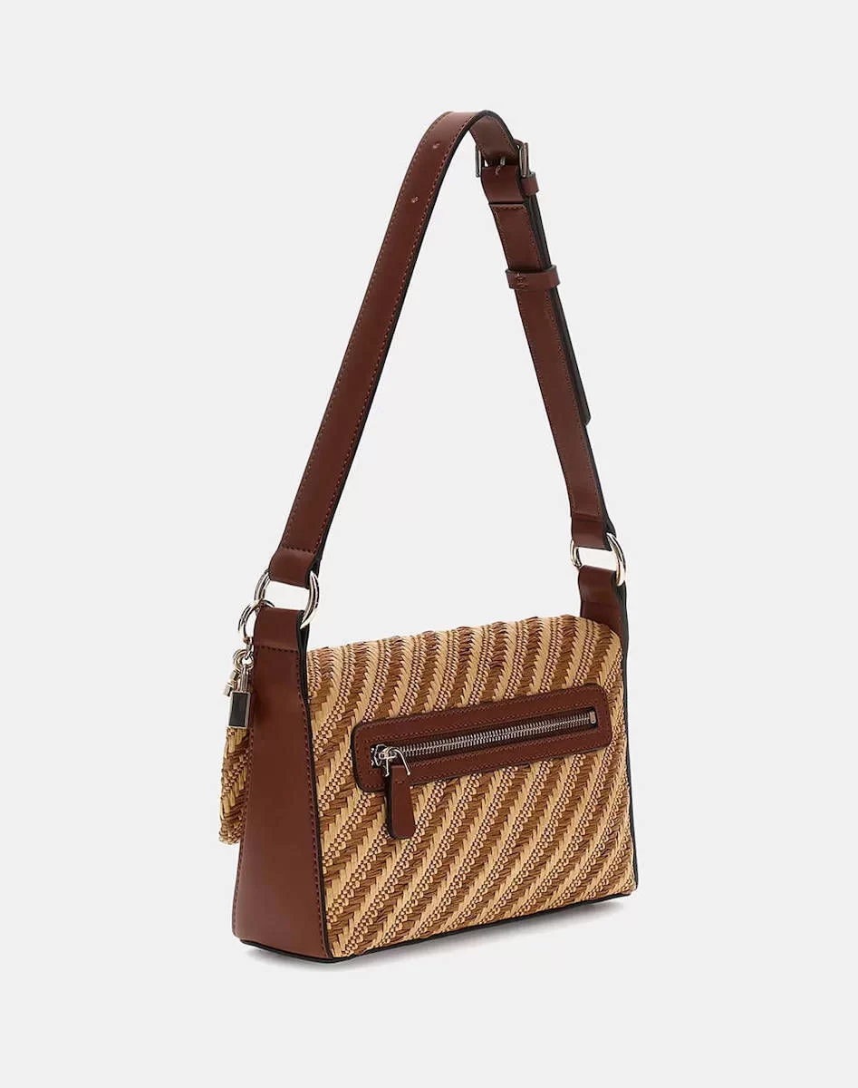 Guess SIMONA FLAP SHOULDER BAG Kadın Çok Renkli Omuz Çantası HWWG9210190-NTC