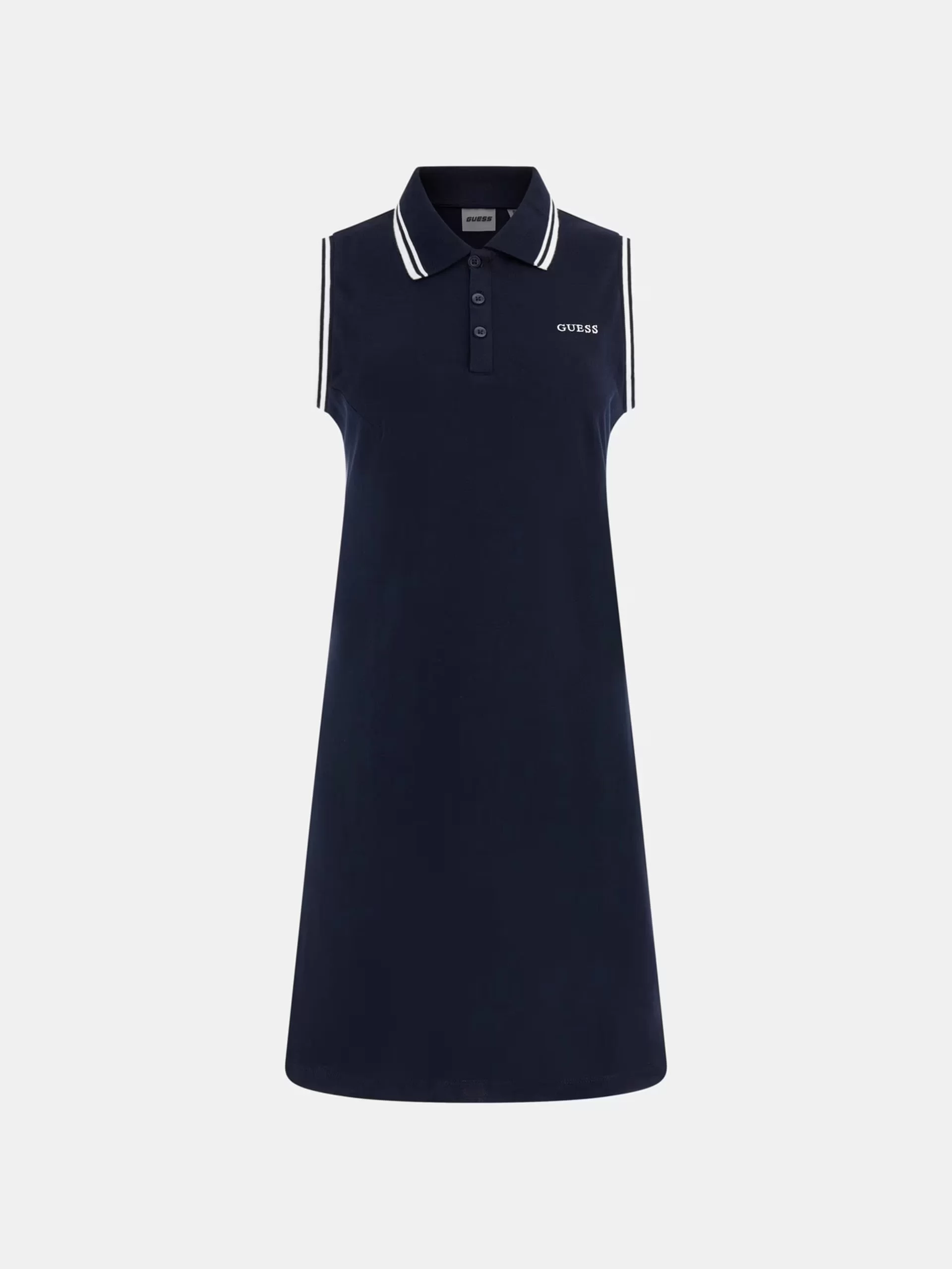 Guess AMARYLLIS SHORT DRESS Kadın Lacivert Elbise V5GK04KCOK1-A71W