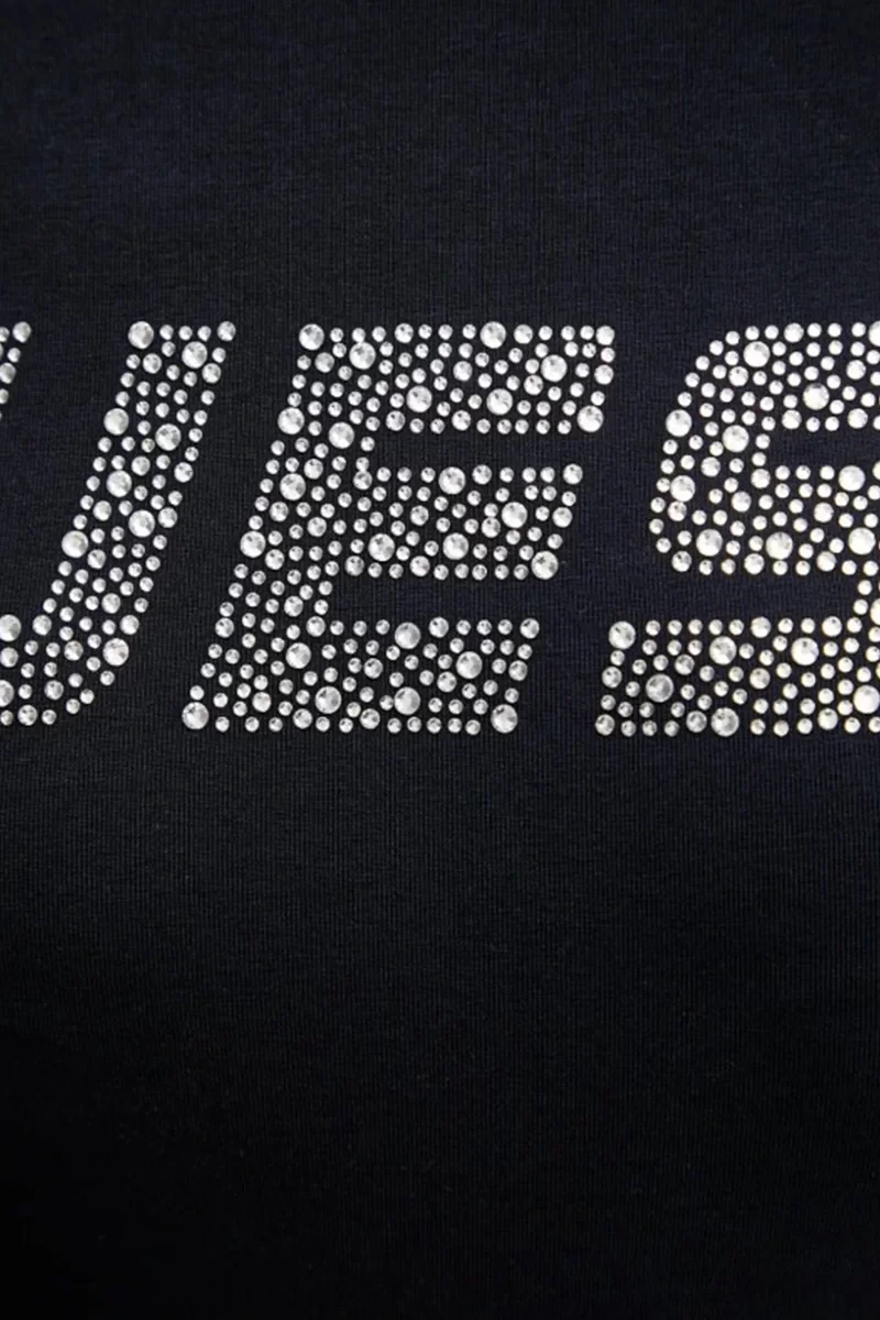 Guess NEW KIARA SS T-SHIRT Kadın Lacivert T-shirt V5GI20J1314-A71W