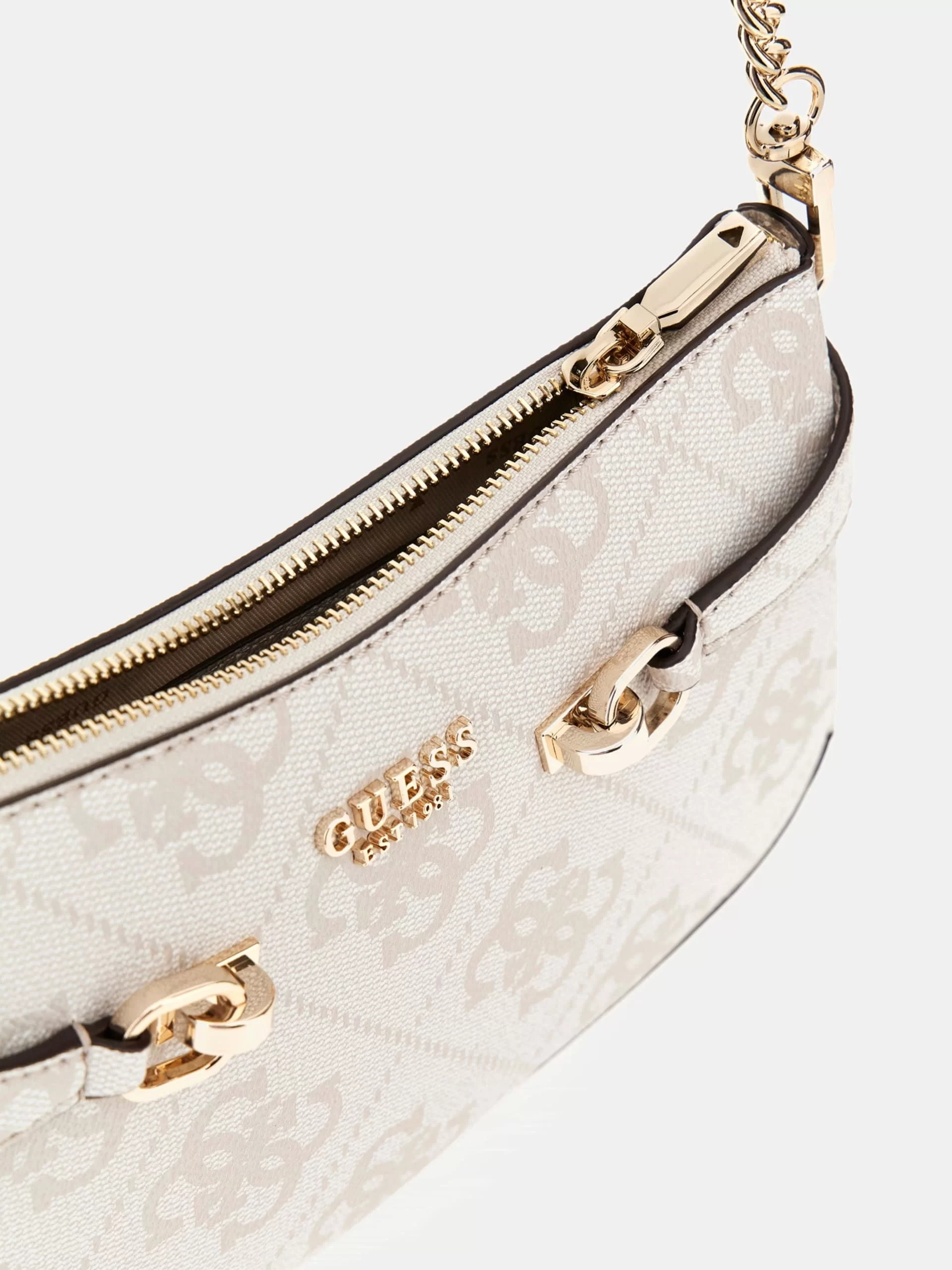 Guess Loreleı Top Zıp Shoulder Bag Kadın Mavi Omuz Çantası HWOS9639180-BNN