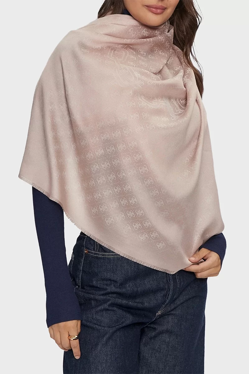 Guess KEFIAH LOGO 4G 125X1 Kadın Pembe Eşarp AW5191POL03-BLS