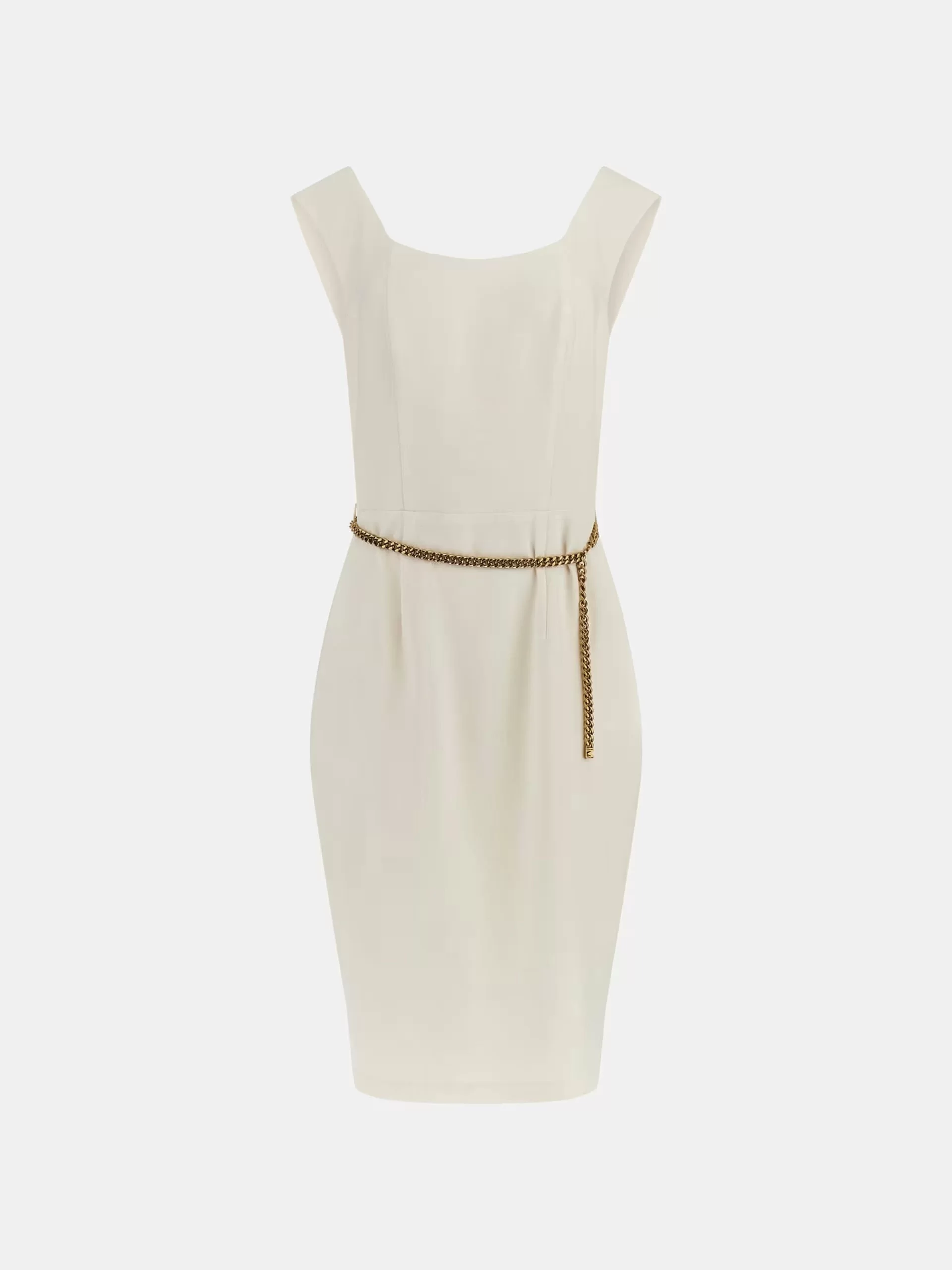 Guess VITTORIA BODYCON DRESS Kadın Krem Elbise 5GGK127300A-G053