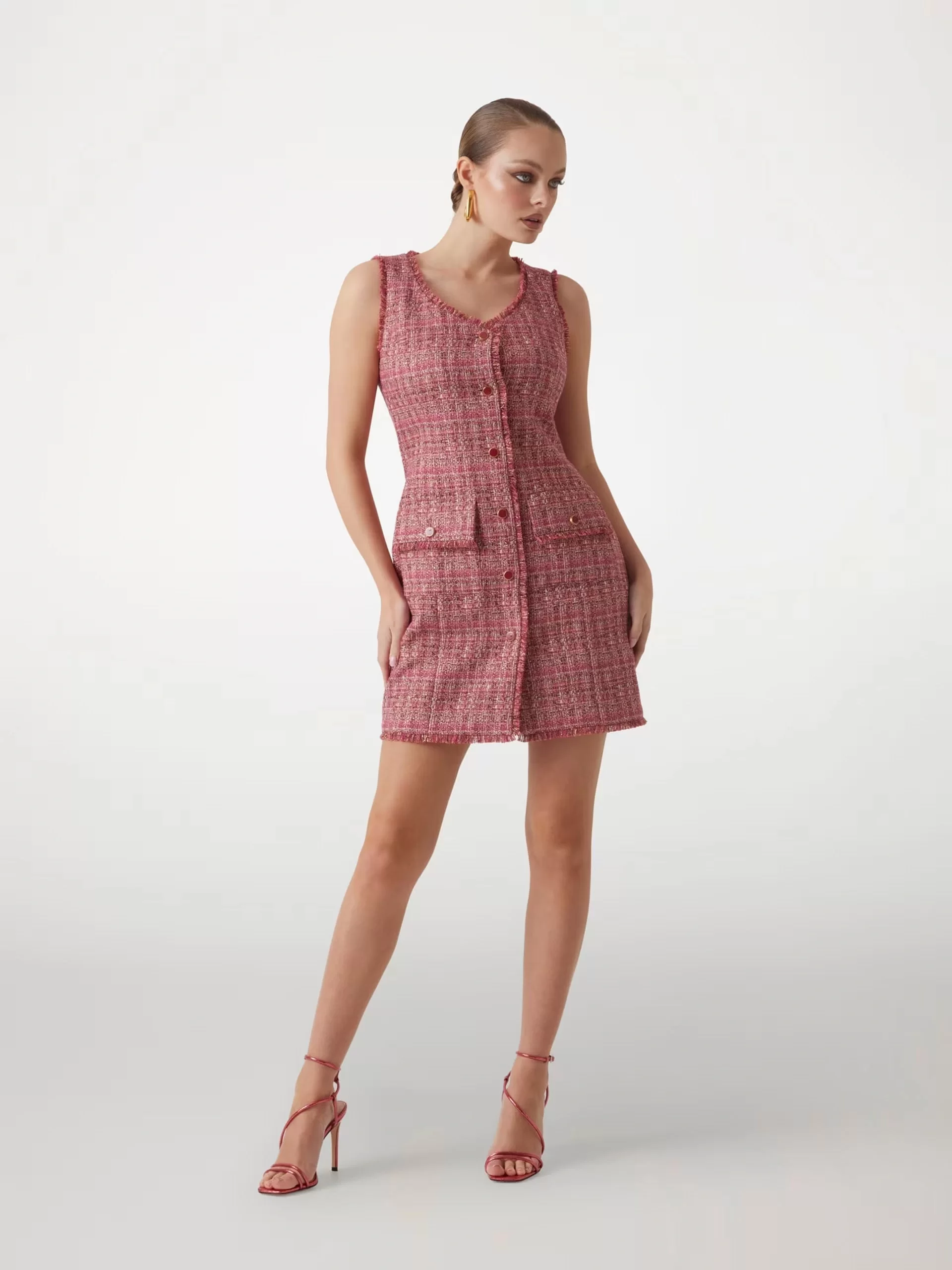 Guess CLAUDIA SLIM DRESS Kadın Multicolor Elbise 5GGK177302A-F8NP