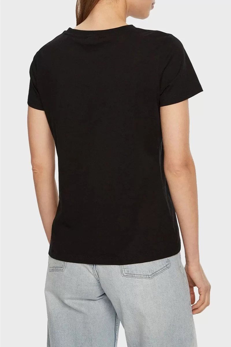 Guess Margot Ss T-Shırt Kadın Siyah T-Shirt V5RI16J1314-JBLK