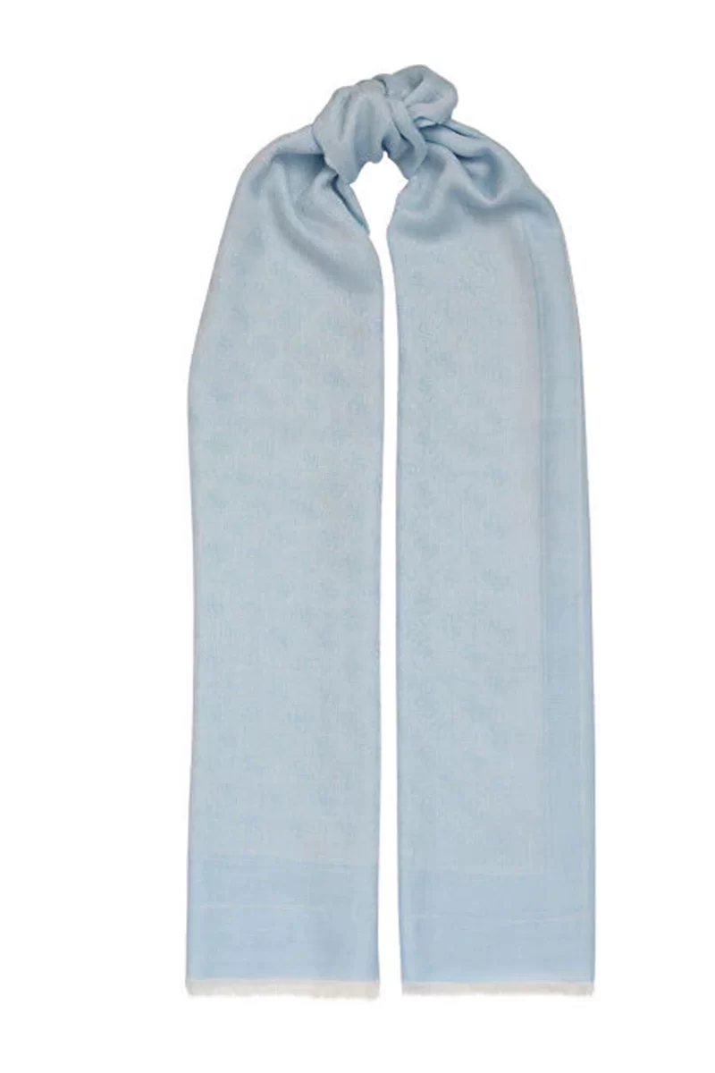 Guess ZAMIRA SCARF 4G JAQUARD 80X180 Kadın Mavi Şal AW5277MOD03-SKY
