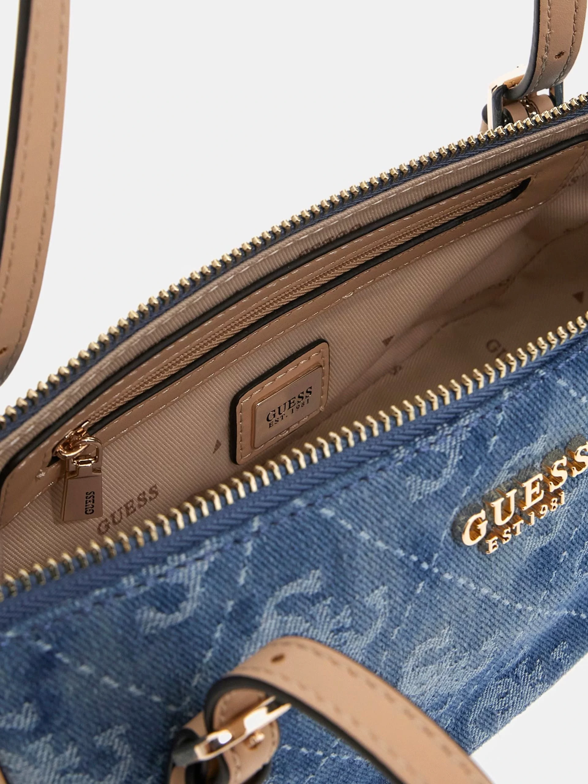 Guess CERELIA MINI SHOULDER SATCHEL Kadın Mavi Omuz Çantası HWDG9645760-DLP
