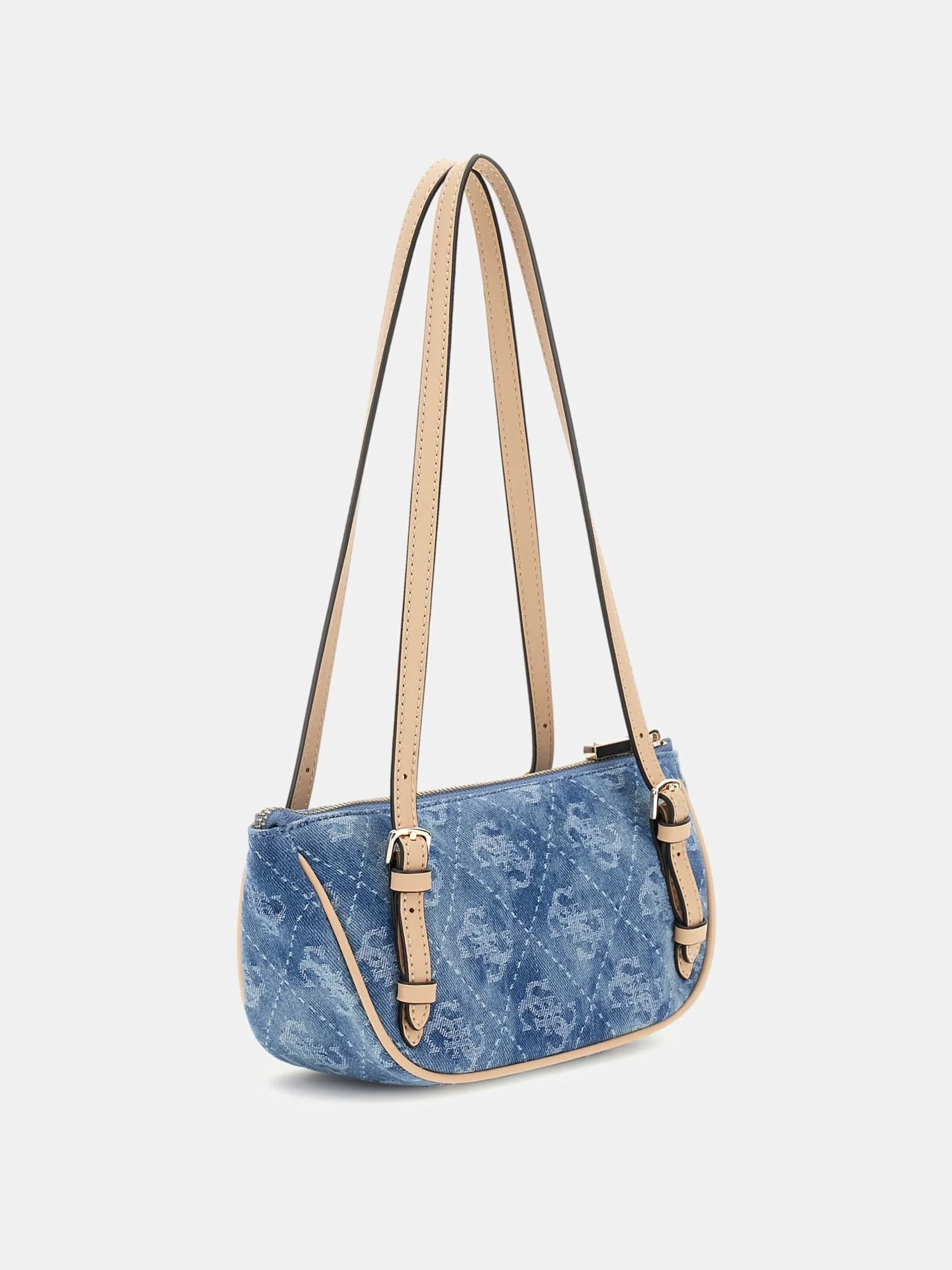 Guess CERELIA MINI SHOULDER SATCHEL Kadın Mavi Omuz Çantası HWDG9645760-DLP