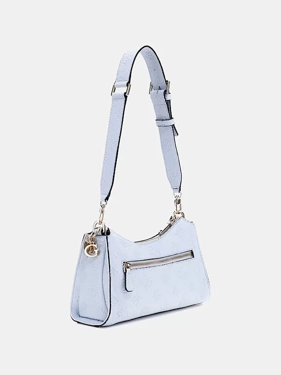 Guess CRESIDIA TOP ZIP SHOULDER BAG Kadın Mavi Omuz Çantası HWPG9349180-PWB