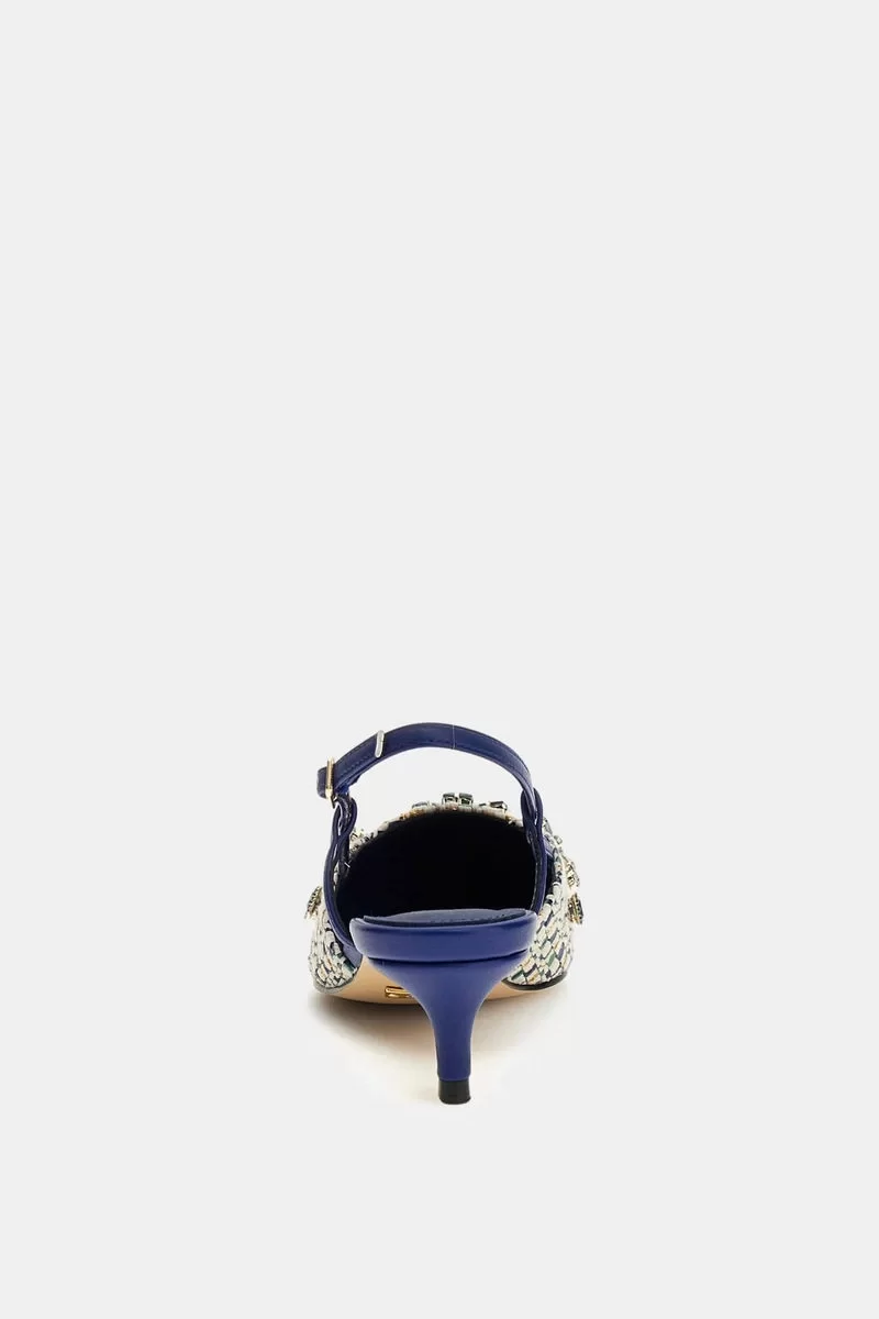 Guess JESSENY Kadın Mavi Topuklu Ayakkabı FLPJSNFAB03-BLUE