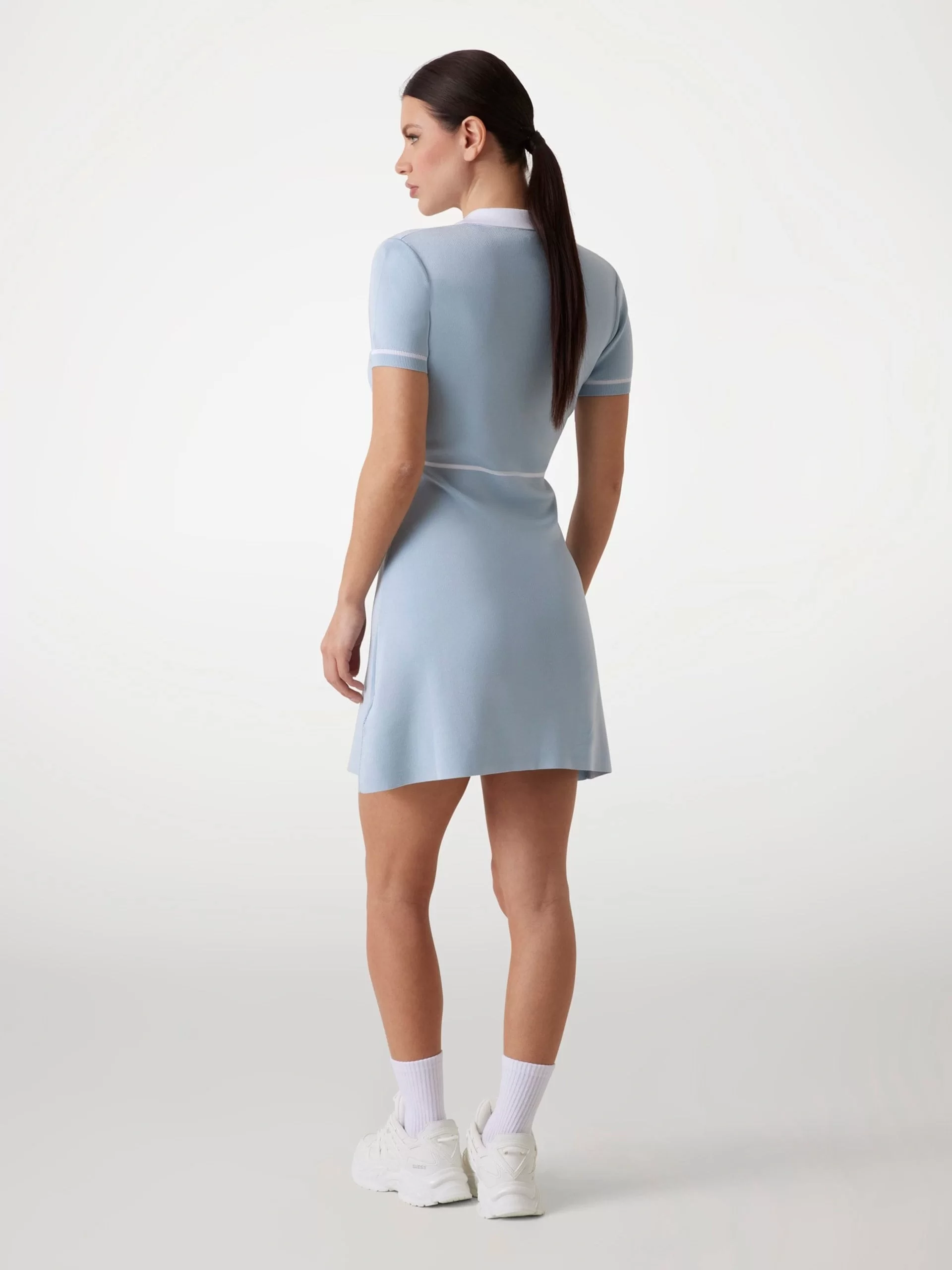 Guess SS SWEATER DRESS Kadın Mavi Elbise V5GK00Z3D60-G7O3