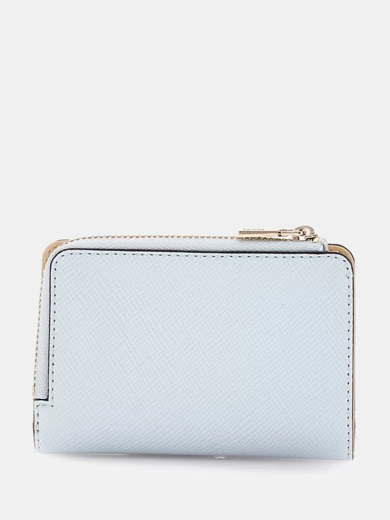 Guess LAUREL SLG ZIP ARND CARD CASE Kadın Mavi Cüzdan SWZG8500156-PWB