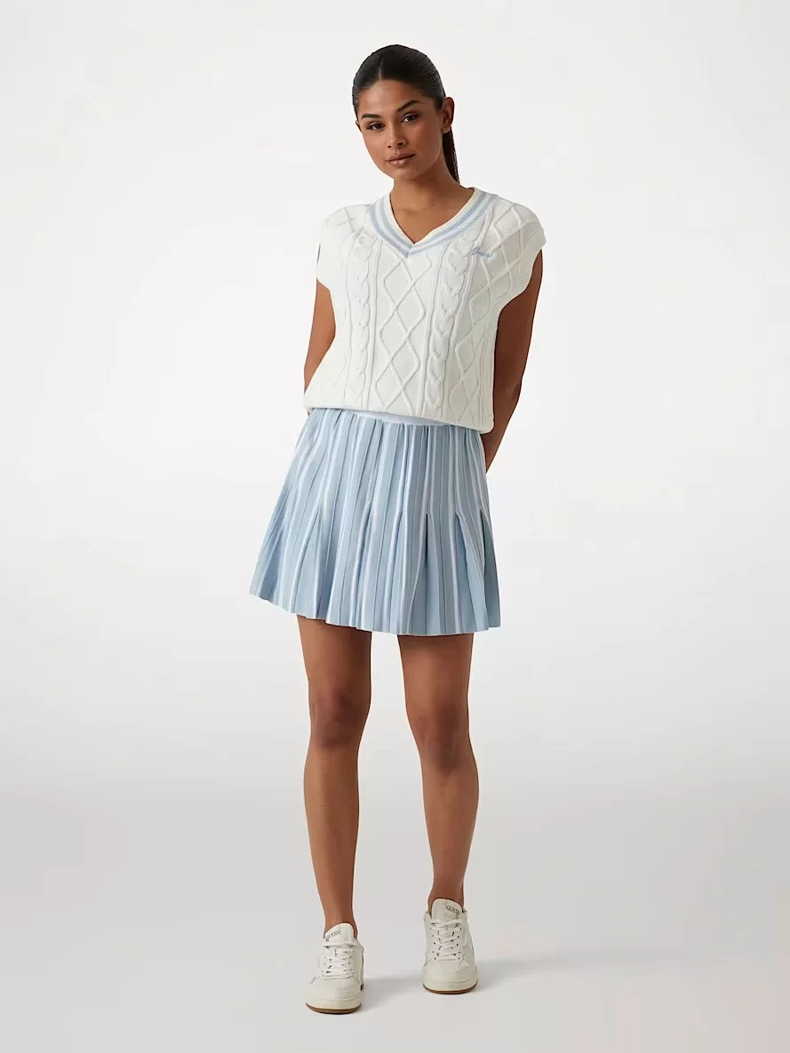 Guess SWEATER SKIRT Kadın Mavi Etek V5GD00Z3D60-G7O3