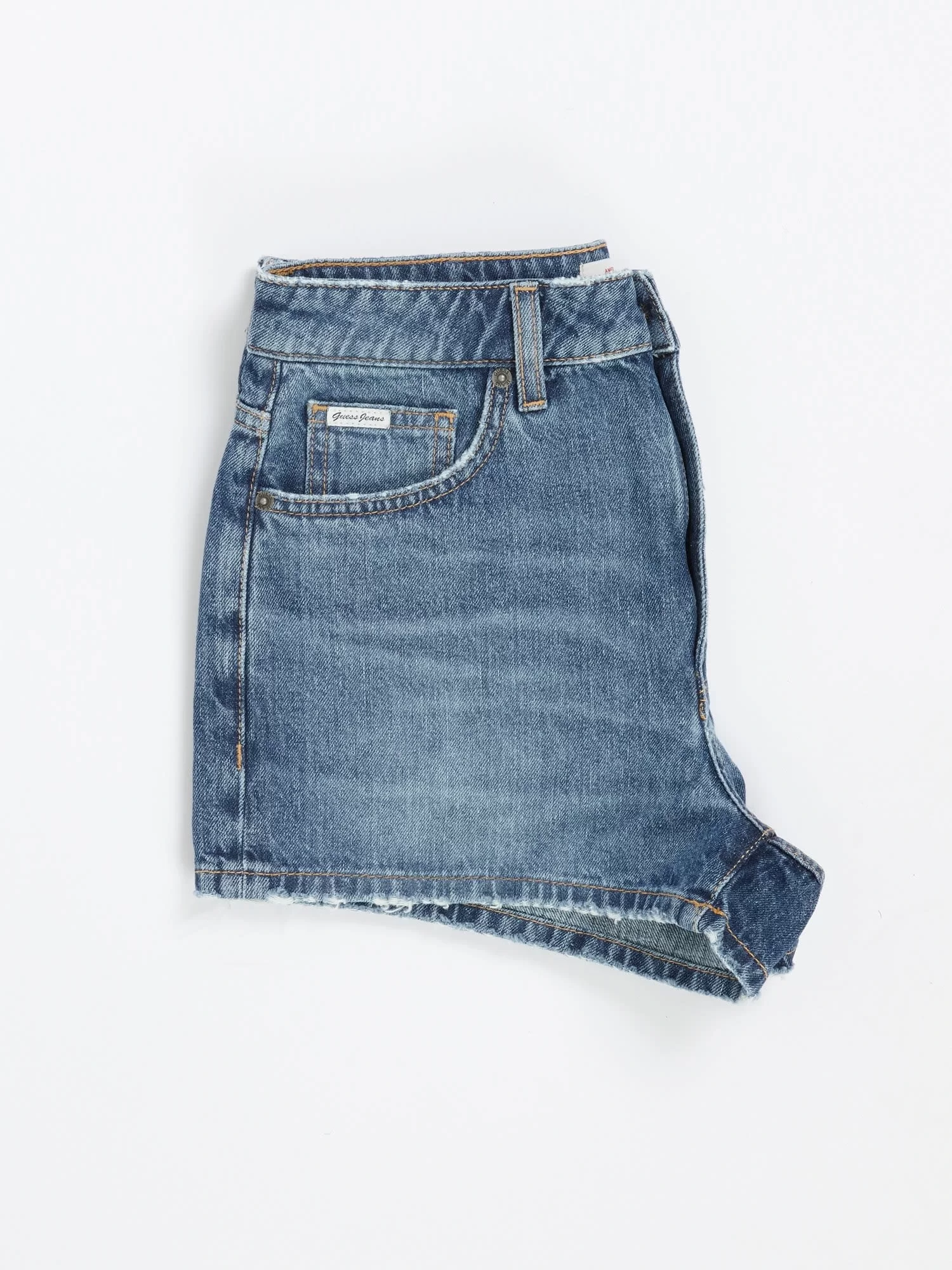 Guess Jeans GJ HIGHWAIST VINTAGE SHORT Kadın Mavi Şort W5GD0YD5O11-GJMD