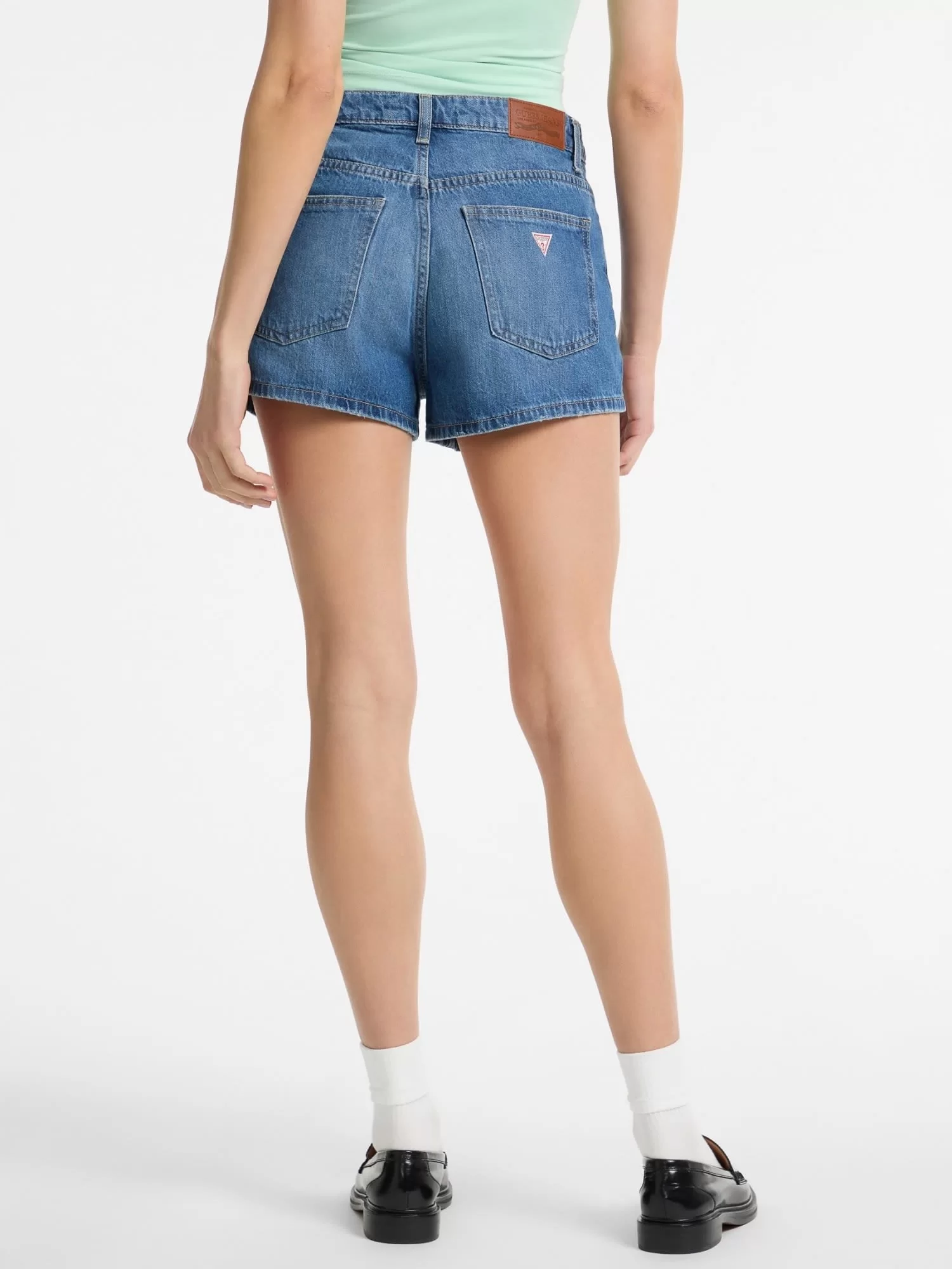 Guess Jeans GJ HIGHWAIST VINTAGE SHORT Kadın Mavi Şort W5GD0YD5O11-GJMD
