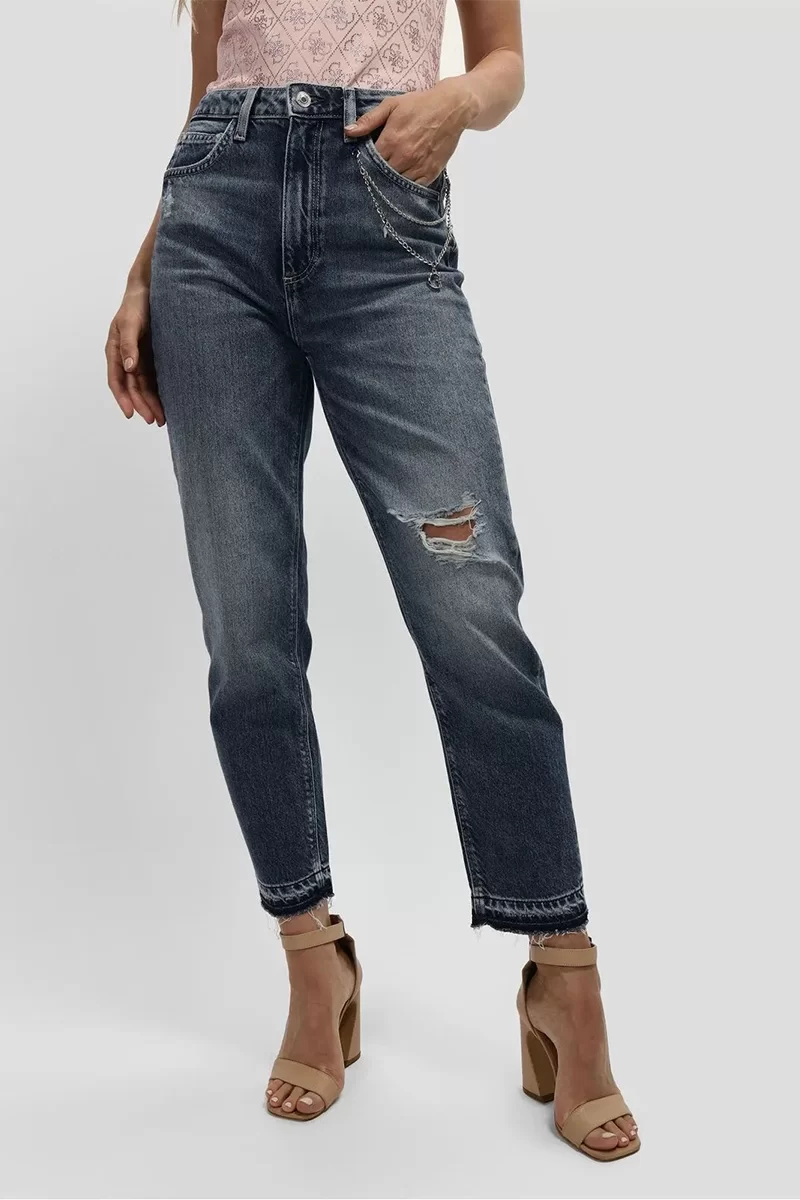 Guess Mom Jean Kadın Denim Jeans W4BA21D5HG1-DUL1