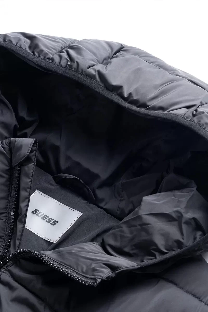 Guess New Aleta Long Puffer Jacket Kadın Siyah Mont V4YL05WF3X0-JBLK