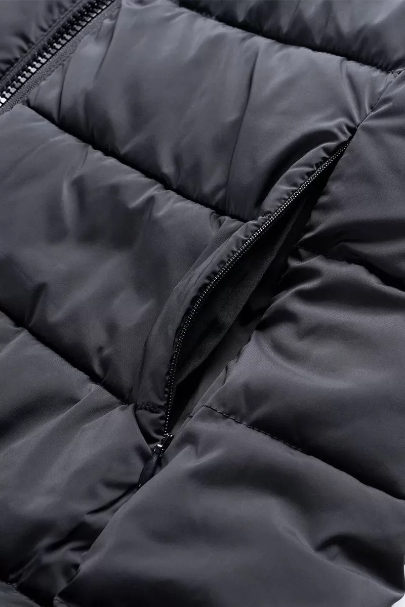 Guess New Aleta Long Puffer Jacket Kadın Siyah Mont V4YL05WF3X0-JBLK